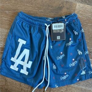 Baceballiam LA Dodgers kids Shorts size youth small